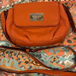 Michael Kors Orange crossbody purse